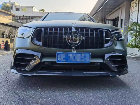 لشركة مرسيدس-بنز GLC63 مجموعة جسم ألياف الكربون GLC63 تحديث Bs النمط ألياف الكربون الجبهة شفتي موزع سبويلر مجموعة جسم