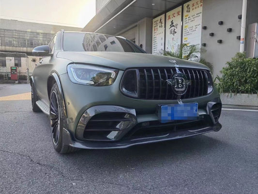 لشركة مرسيدس-بنز GLC63 مجموعة جسم ألياف الكربون GLC63 تحديث Bs النمط ألياف الكربون الجبهة شفتي موزع سبويلر مجموعة جسم