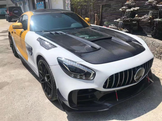 قطع غيار السيارات لميرسيدس-بنز AMG GT GTS GTC كيس الجسم AMG GT GTS تحديث أسلوب المهنية المقدمة والخلفية مضارب سبويلر كيس الجسم