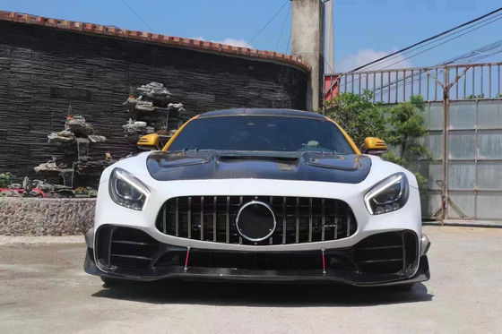 قطع غيار السيارات لميرسيدس-بنز AMG GT GTS GTC كيس الجسم AMG GT GTS تحديث أسلوب المهنية المقدمة والخلفية مضارب سبويلر كيس الجسم