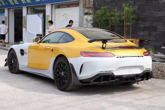 قطع غيار السيارات لميرسيدس-بنز AMG GT GTS GTC كيس الجسم AMG GT GTS تحديث أسلوب المهنية المقدمة والخلفية مضارب سبويلر كيس الجسم