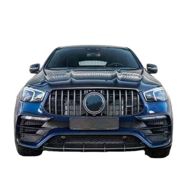 لـ مرسيدس-بنز GLE COUPE مجموعة جسم ألياف الكربون GLE COUPE تحديثات ألعاب الأزياء العالية ألياف الكربون أمام الشفاه Diffuser Widebody Kit