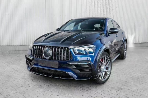 لـ مرسيدس-بنز GLE COUPE مجموعة جسم ألياف الكربون GLE COUPE تحديثات ألعاب الأزياء العالية ألياف الكربون أمام الشفاه Diffuser Widebody Kit