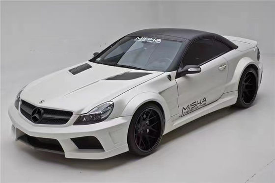لمرسيديس SL R230 عريضة الجسم SL R230 تحديث أسلوب ميشا المقدمة والخلفية مضارب سبويلر عريضة الجسم