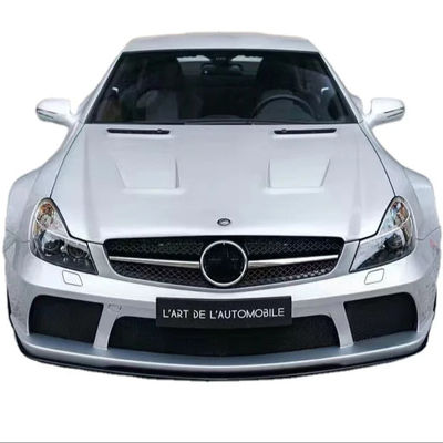 لمرسيديس SL R230 عريضة الجسم SL R230 تحديث BS Style أمامية و خلفية مضارب سبويلر عريضة الجسم