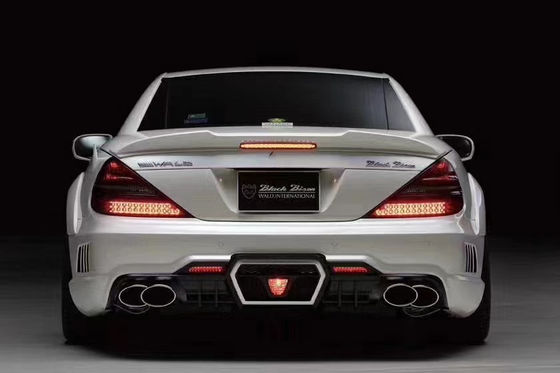 لمرسيديس SL R230 عريضة الجسم SL R230 تعديل أسلوب WD الأمامية والخلفية مضارب البومبر سبويلر عريضة الجسم