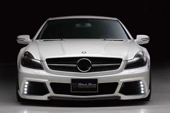 لمرسيديس SL R230 عريضة الجسم SL R230 تعديل أسلوب WD الأمامية والخلفية مضارب البومبر سبويلر عريضة الجسم