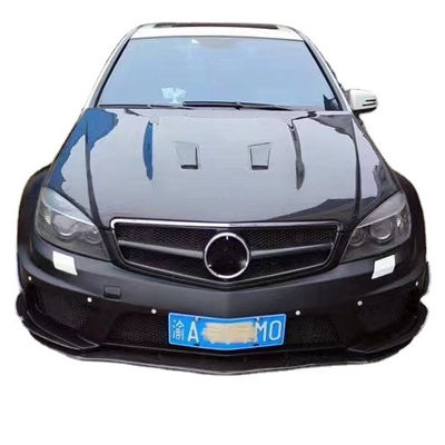 لـ مرسيدس W204 C63 كيت الجسم W204 سلسلة الأسود المتطورة