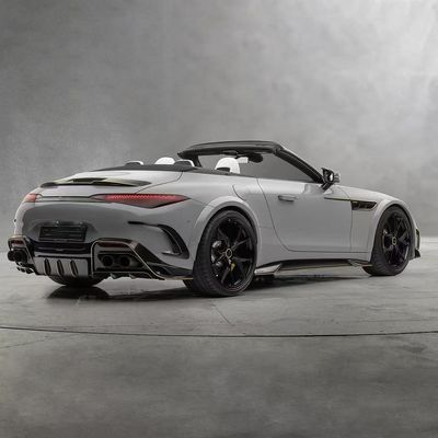 لمرسيديس SL63 مجموعة جسم ألياف الكربون SL63 تحديث أسلوب MSY ألياف الكربون المنتشر الشفاه الأمامية
