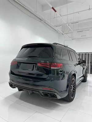 X167 GLS450 مرسيدس بنز كيس الجسم LD النمط الكربون الألياف الشفاه سبويلر غطاء
