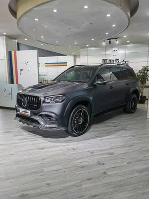 X167 GLS450 مرسيدس بنز كيس الجسم LD النمط الكربون الألياف الشفاه سبويلر غطاء