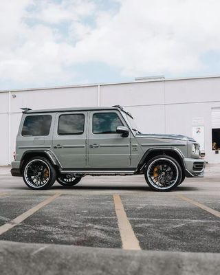 G500 G63 مرسيدس سبرنتر كيت جسم VOS Style Diy أمام شفة سبويلر قوس عجلة