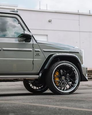 G500 G63 مرسيدس سبرنتر كيت جسم VOS Style Diy أمام شفة سبويلر قوس عجلة