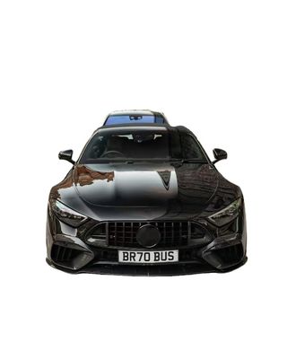 SL63 مرسيدس بنز SL كيت جسم 2015 - 2016 BS Style Hood Spoiler Front Lip Diffuser