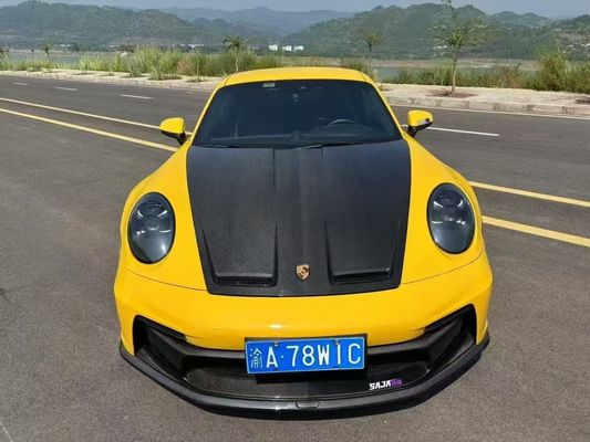 بورشه 992 جسم ألياف الكربون كيت 992 نمط GT3 الأمامية والخلفية الوقاية الجانبية تنورة سبويلر غطاء